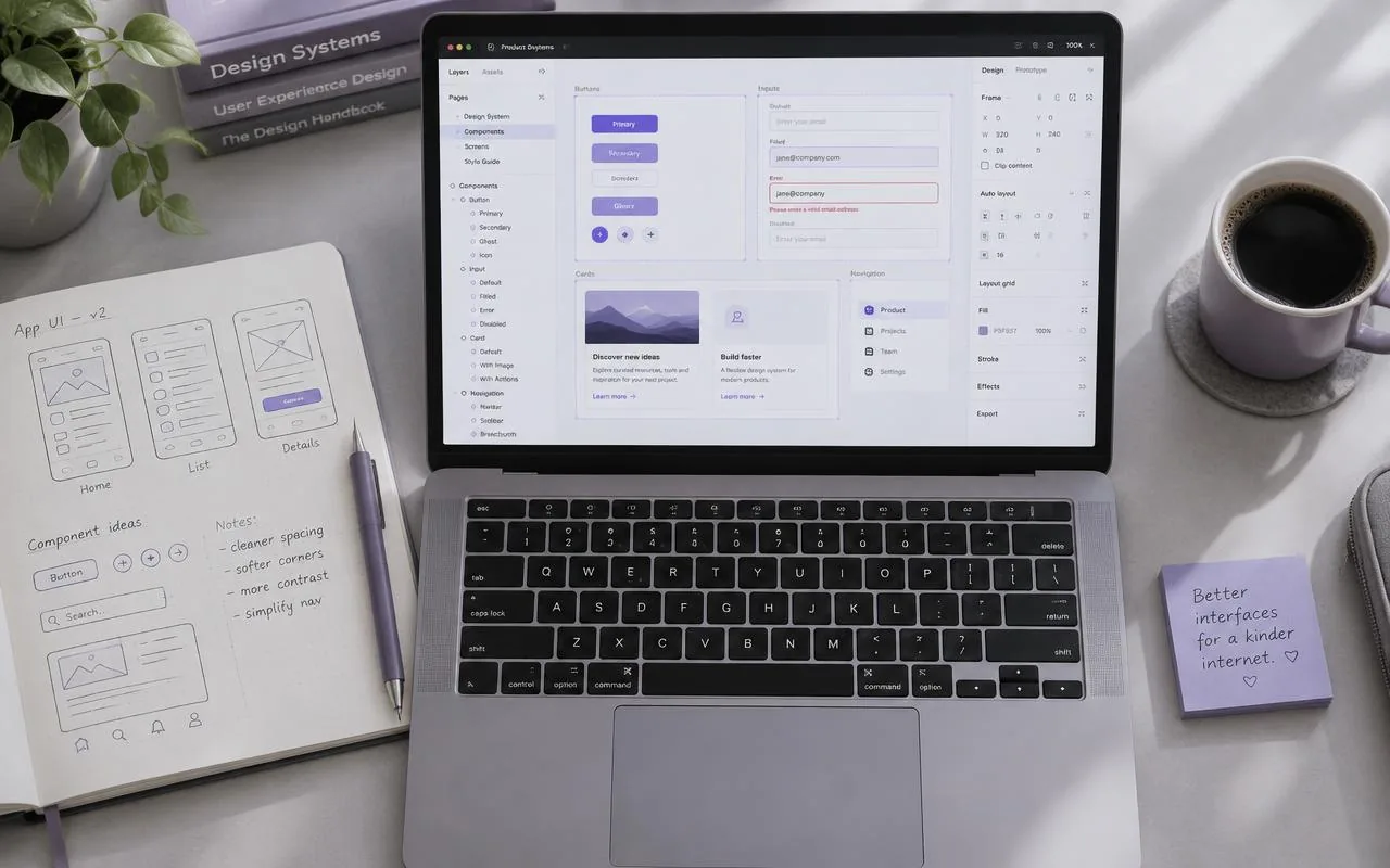 SaaS dashboard wireframes and UI process
