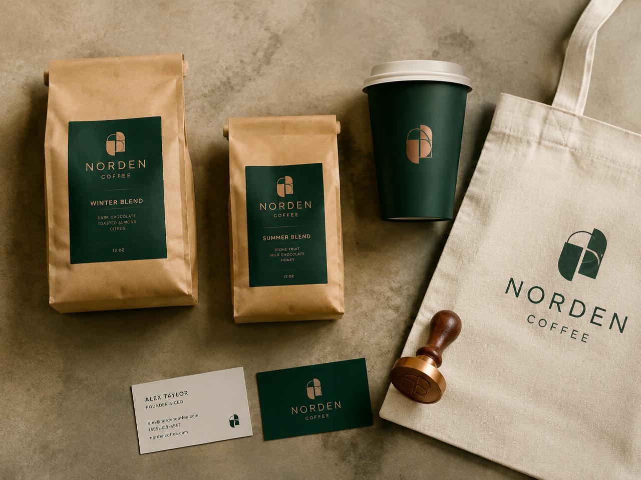 Norden Coffee — Brand Identity design preview