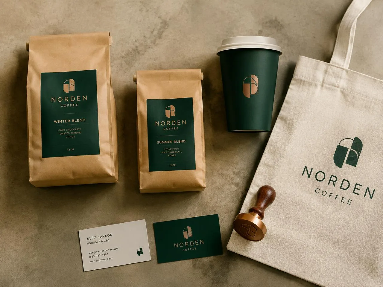 Norden Coffee — Brand Identity design preview