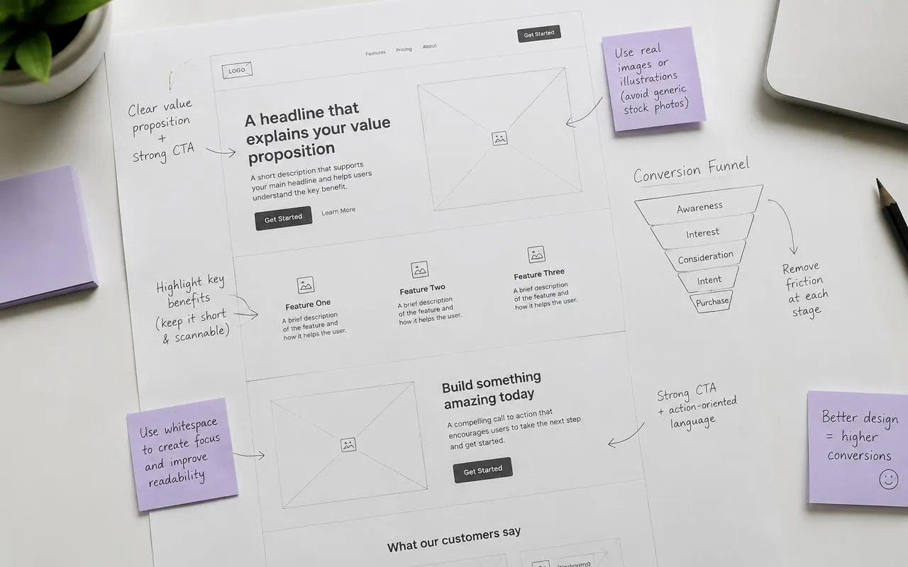 The landing page structure that converts without tricks