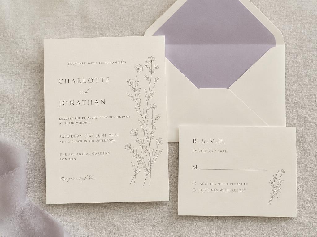 Modern Wedding Invitation Pack digital product preview