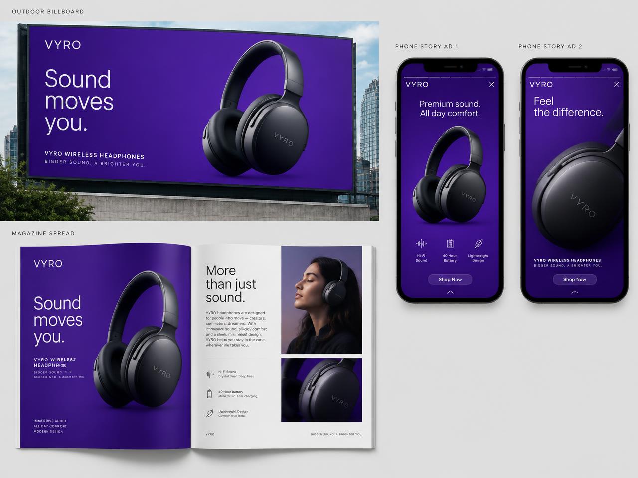 VYRO Launch Campaign — Marketing Campaign design preview